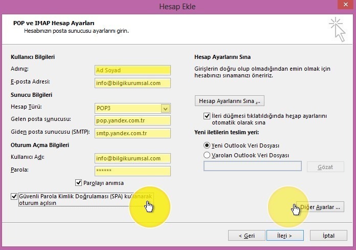 Yandex Kurumsal E-mail Hesapları Oluşturma (Yandex Connect)